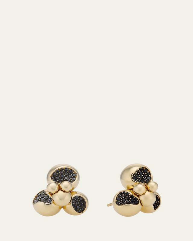 Large Cluster Solar Earrings